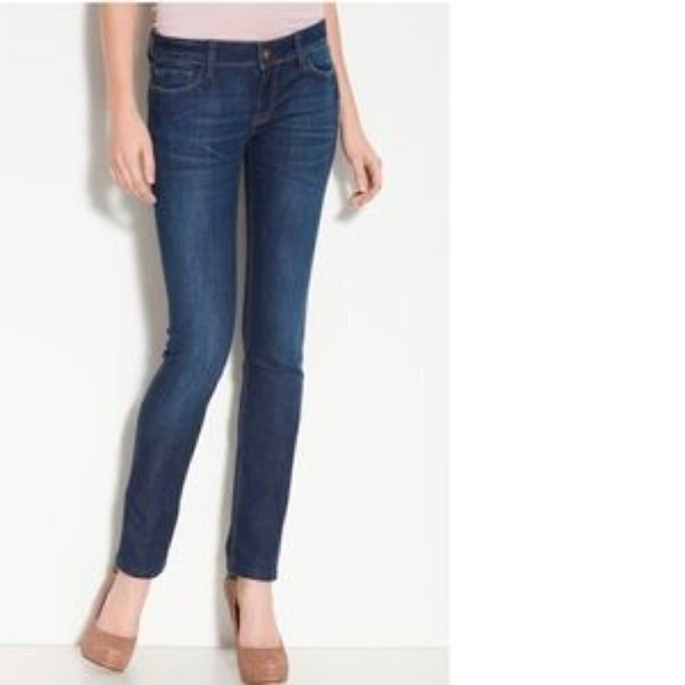 DL1961 Amanda Skinny 4 Way 360 Stretch Jeans 25 Dark